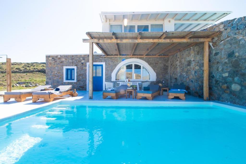 Amma Houses Sea View Калафатис Экстерьер фото